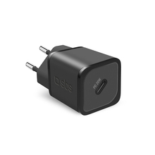 Seinalaadija SBS TETRGAN1C20K, 20W, GaN, USB-C, must
