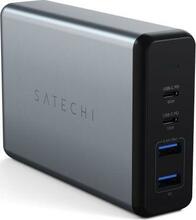 Laadija Satechi ST-TC108WM, 2xUSB-A, 2xUSB-C, 108W, must/hall