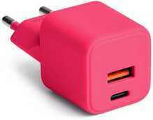 Seinalaadija Colorum CLS30-AC-02, USB-A + USB-C PD 30W, xMagenta