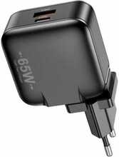 Laadija Awei PD55-EU, 65W, USB + USB-C, must