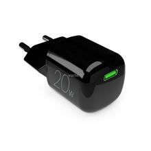 Seinalaadija Puro MiniPro PUFCMTCUSBC20WGBLK, 20 W, USB-C, must