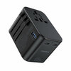 Reisilaadija Choetech PD5009-BK, GaN, 65 W, 2x USB-C, USB-A, must