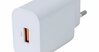 Seinalaadija Deltaco USB-AC182, 1x USB-A, 18 W, valge