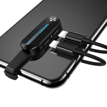 Adapter Usams AU10 2in1, 2X Lightning, LED, must