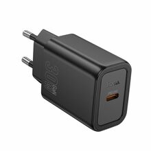 Laadija Hoco N62, 1xUSB-C, 30W, must