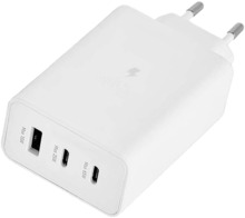 Seinalaadija LP, 65 W, Power Delivery, Quick Charge, valge