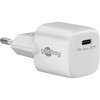 Kiirlaadija Goobay 59716 USB-C PD GaN Nano, 30 W, valge