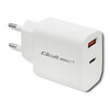 Laadija Qoltec 51714, 18 W, USB Type C, valge