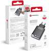 Reisilaadija Forcell F-ENERGY GaN III B245201(2C), 2 x Type C + USB A, PD QC4.0, 45W, must