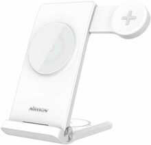 Juhtmevaba laadija Nillkin PowerTrio 3in1, 7.5 W, valge