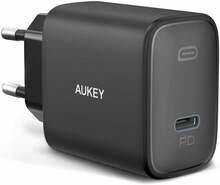 Laadija Aukey PA-F1S, USB Type-C, 20 W, must