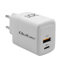 Laadija Qoltec GaN 20W, 1xUSB-C PD