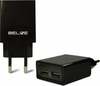 Laadija Beline 2xUSB 2A, must