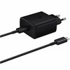 Laadija Samsung EP-TA845, 45W, Type-C kaabel, must