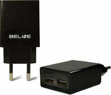 Laadija Beline 2xUSB 2A, must