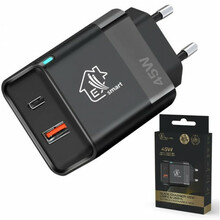 Laadija Extralink Smart Life 45W, USB-C + USB-A