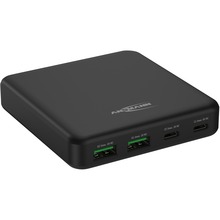 Seinalaadija Ansmann DC465PD, 65 W, PD, Quick Charge 3.0, must
