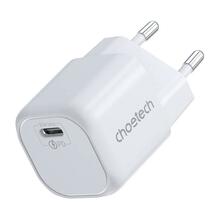 Seinalaadija Choetech PD5007, USB-C PD 30W, valge