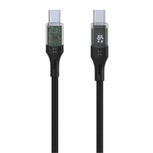 USB-C kaabel Fixed FIXDD-CC12-BK, 1.2m, 100W, PD tugi