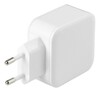 Seinalaadija Deltaco USB-AC175, 2x USB-A, 24W, valge