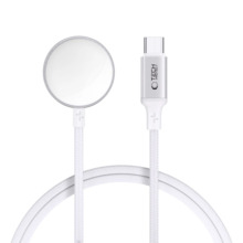 Induktsioonlaadija Tech-Protect UltraBoost USB-C, Apple Watch, 1 m, valge