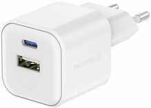 Reisilaadija Swissten Travel GaN, USB-C 20W, USB-A 18W