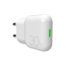 Seinalaadija Puro GaN SLIMPRO 30W, USB-C, valge