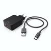 Laadija Hama CHAR.KIT, USB-Type-C, 3A, 19.5 W, must