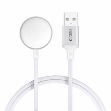 Induktsioonlaadija Tech-Protect UltraBoost USB-A Apple Watch, 1 m, valge