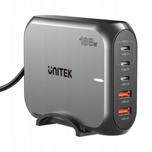 Seinalaadija Unitek P1234AGY01-EU, 188W, 3xUSB-C, 2xUSB-A