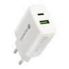 Laadija everActive SC-370Q, USB QC3.0, USB-C PD PPS, 25W, valge