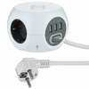 Nutikas pikendusjuhe Electraline 62079, 3 pistikupesa, 3 USB, 1.5 m