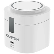 Juhtmevaba laadimisalus Canyon CNS-WCS405W 4 in 1, 30 W, koos 65 W laadijaga, valge