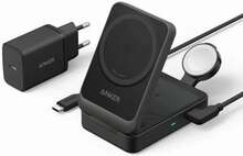 Magnetiline laadija Anker MagGo 15W 3in1, must