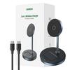 Juhtmevaba laadija Ugreen CD317, 2in1, MagSafe/Qi, 20W, must