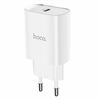 Seinalaadija Hoco N14, USB-C, PD, 20 W, valge