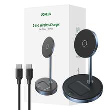 Juhtmevaba laadija Ugreen CD317, 2in1, MagSafe/Qi, 20W, must