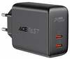 Seinalaadija AceFast A9, 2x USB-C, 40 W, must