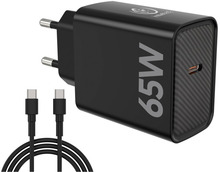 Kiirlaadija Rebeltec PD65W, USB-C, universaalne sülearvutitele