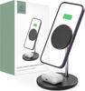 Induktsioonlaadija Tech Protect QI15W-A21 MagSafe 15W, 2in1 alus, must