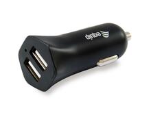 Autolaadija Equip 245510, 2x USB-A, 2.4 A, must