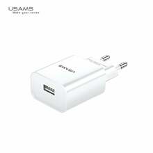 Laadija Usams US-T18, 1xUSB, 2,1A, valge