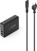 Laadimisjaam Hama 00201979 GaN, 65 W, 2x USB-C, 2x USB-A, must