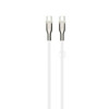 Punutud kaabel USB-C/USB-C Fixed FIXDB-CC2-WH, 2m, 100W