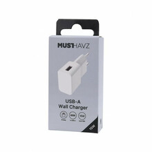 Laadija Musthavz Easy to Go, USB-A, 15W, valge