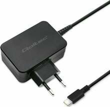 Laadija Qoltec 65W, USB-C PD, must
