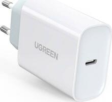 Laadija Ugreen CD127, USB-C, 30 W, valge