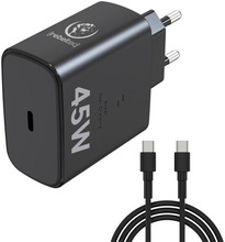 Kiirlaadija Rebeltec PD45W, USB-C, universaalne sülearvutitele, telefonidele, tahvelarvutitele
