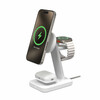 Juhtmevaba laadimisalus Mophie Snap+ 3-in-1 Qi2, valge