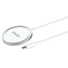 Juhtmevaba laadija Savio LA-11, 15 W, valge